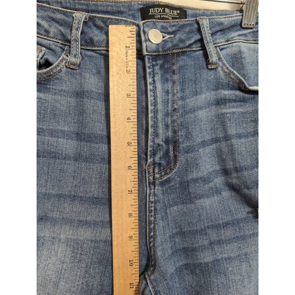Judy Blue Distressed Jeans Womens 11 30 Skinny Fit Grunge Edgy Capsule - Picture 11 of 12